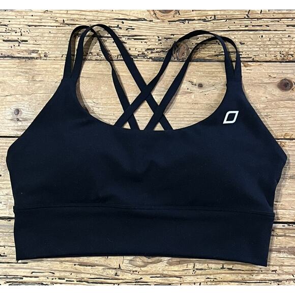 Lorna Jane Other - Lorna Jane Women’s Size S Black Cross Straps Solid Bra NWOT